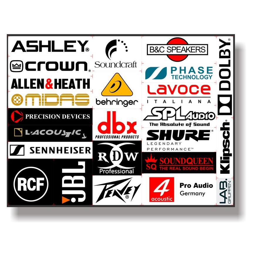 

じ Stiker Sound System / Sound Balap - ACC - Isi 24 Sticker - ASHLEY SPL RCF ⇖
