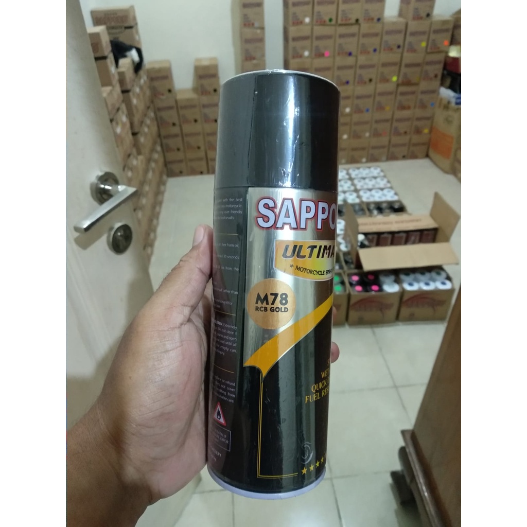 Cat Semprot SAPPORO ULTIMATE. M78 RCB Gold Pylox, pylok, pilox, pilok