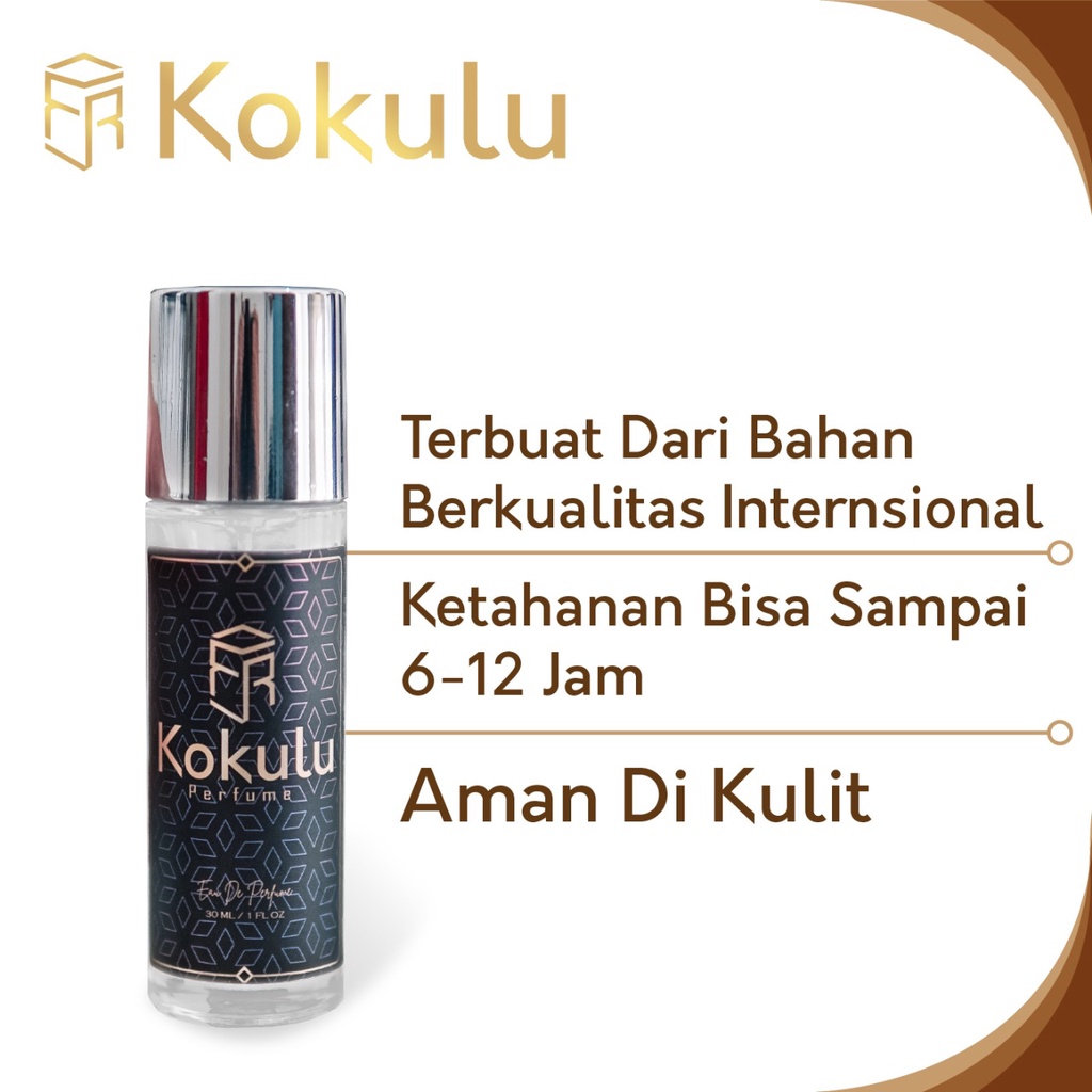 Kokulu Perfume Black Opm Spicy - Eau De Perfume Minyak Wangi Tahan Lama