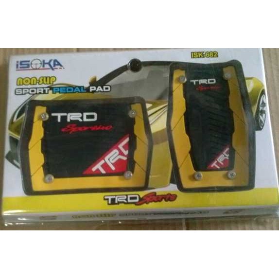 PEDAL GAS MOBIL ANTI SLIP TRD / PELAPIS PEDAL GAS MATIC TRD SPORTIVO RECING