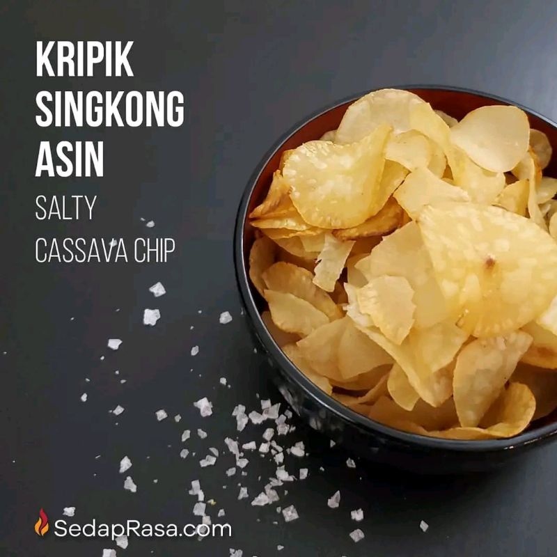 

Kripik Singkong Asin Renyah Gurih Rasa Original