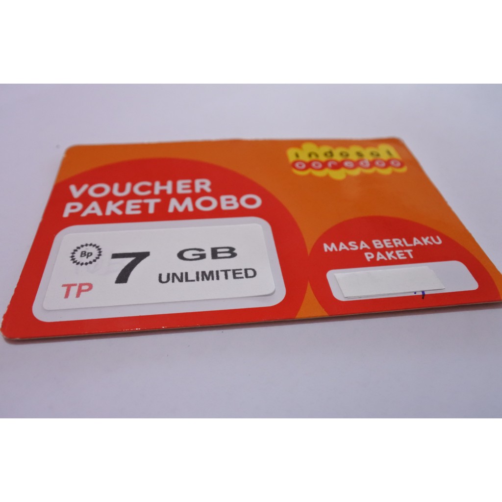 Voucher Indosat 7GB Unlimited