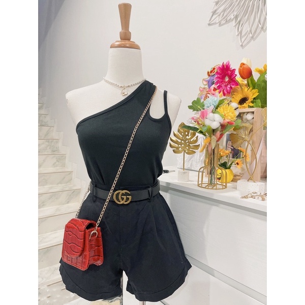 pixie croptop buntung wanita import murah.croptop singlet buntung cwe import rip knit.croptop knit import murah polos.croptop korean style murah