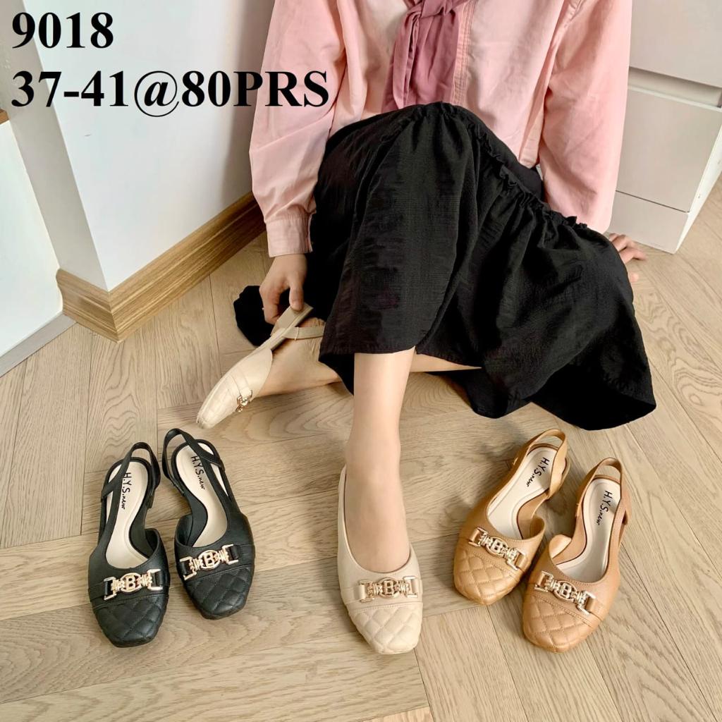 Flatshoes / Sepatu Wanita Tali belakang Jelly HYS 9018