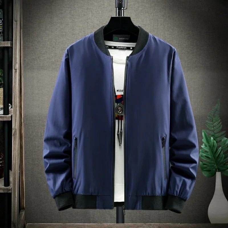 Jaket Bomber Polos Basic Natural Pria Wanita Taslan Poliester Jaket Bomber Exsekutif Original Dogart