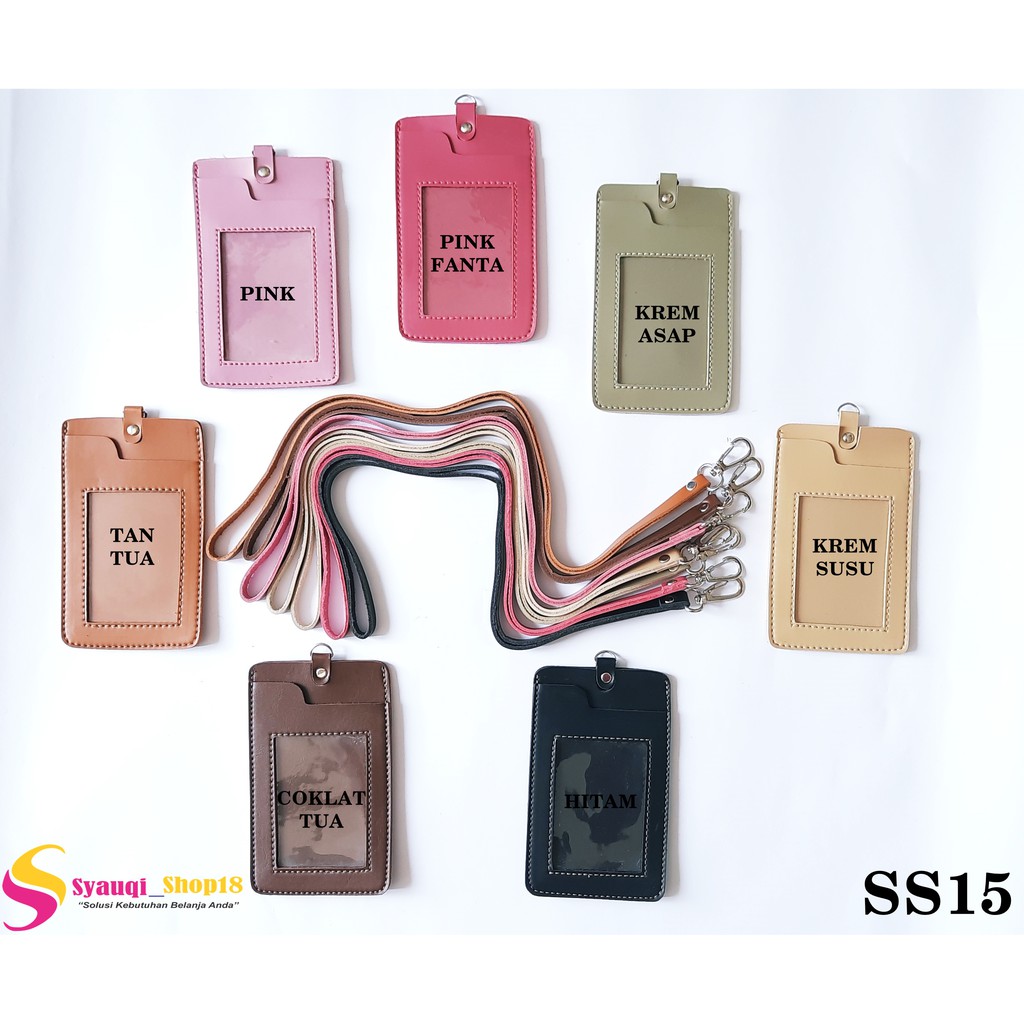 

NAME TAG KULIT / ID CARD HOLDER KULIT / ID CARD / GANTUNGAN NAMA VERTIKAL SS15