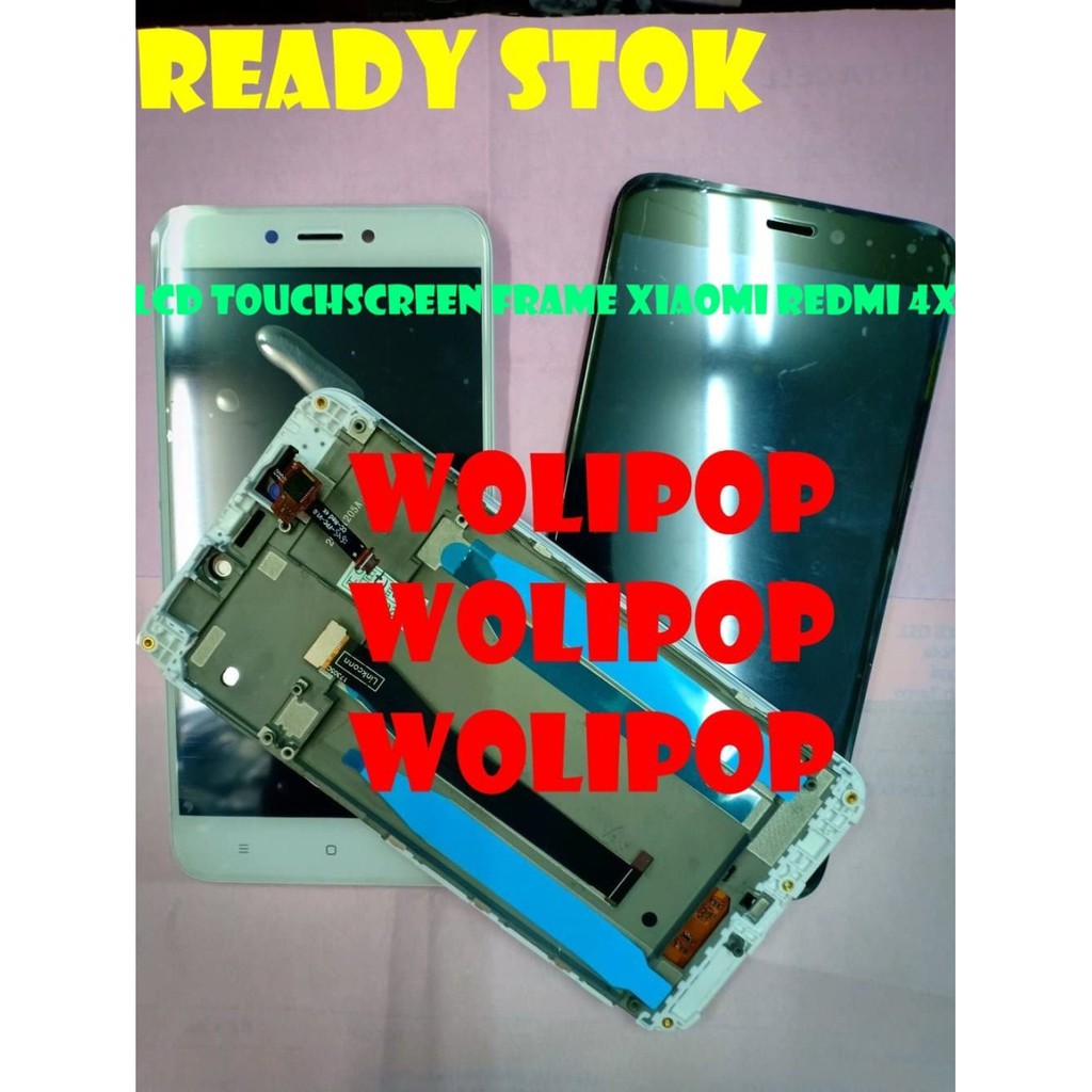 LCD FULLSET TOUCHSCREEN FRAME XIAOMI REDMI 4X ORIGINAL NEW