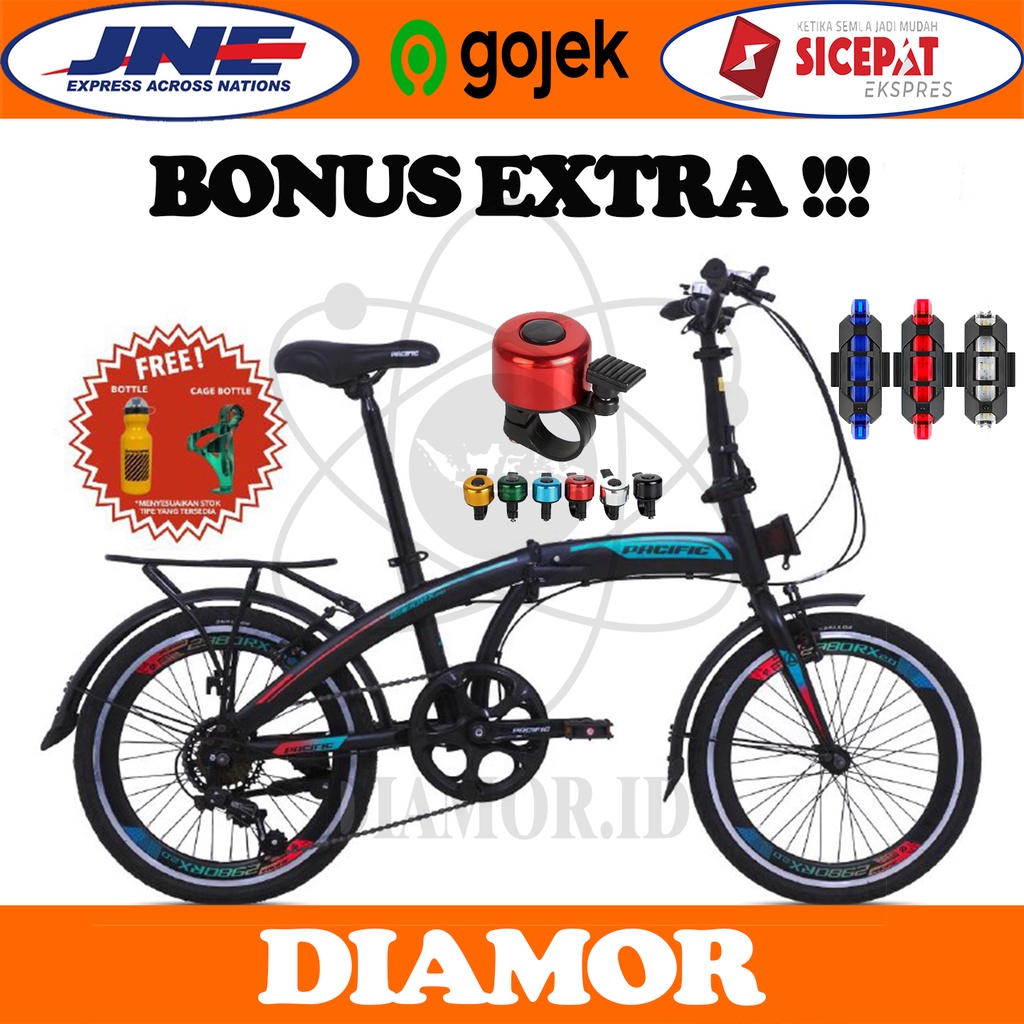 PACIFIC 2980 RX 2.0 Sepeda Lipat 20 inch Shimano 7 Speed