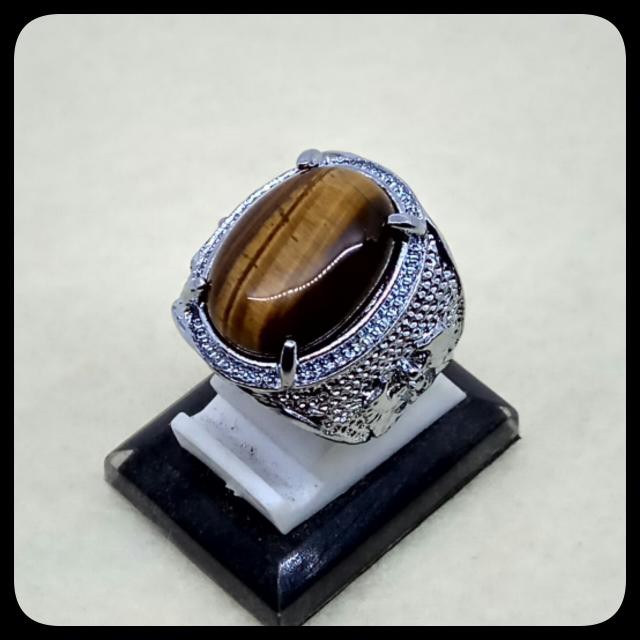 CINCIN BATU AKIK BIDURI SEPAH aka GOLDEN TIGER EYE TERMURAH !!!