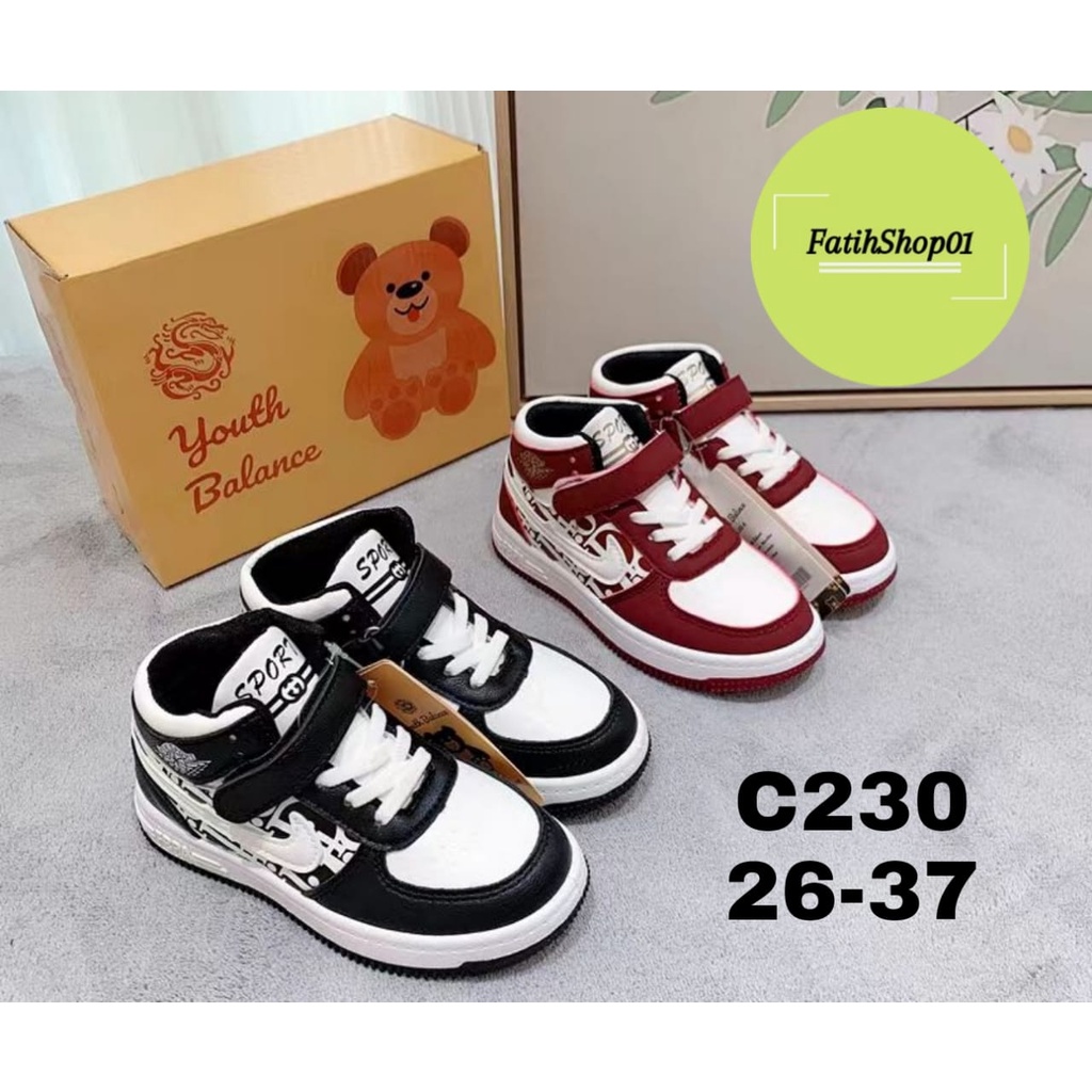 SEPATU IMPORT ANAK LAKI-LAKI / C230 SIZE 32-37 YOUTH BALANCE KUALITAS TERBAIK DAN TERMURAH