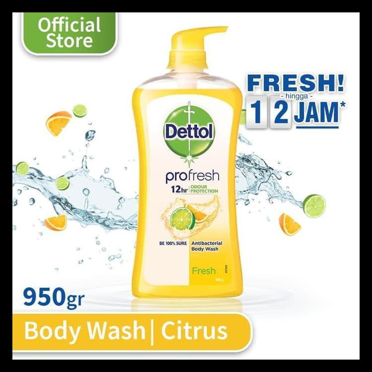 Bayar Ditempat]] Dettol Body Wash Citrus Pro Fresh Pump 950 Ml Bottle Sabun Cair Hemat Kode 535