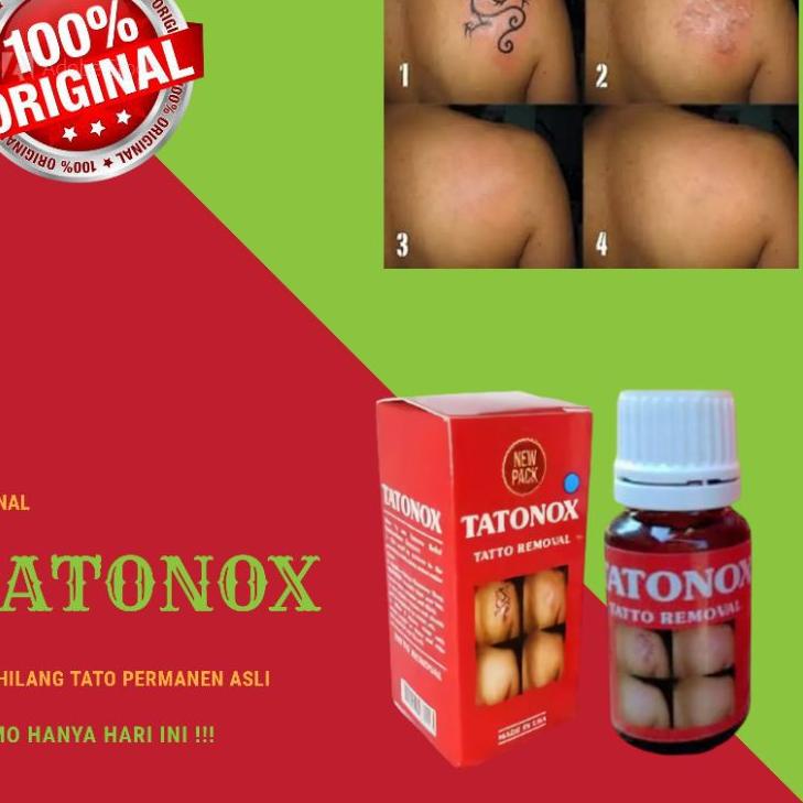 ➶ TATONOX ASLI / PENGHILANG TATO PERMANEN / PENGHILANG TATO ◄