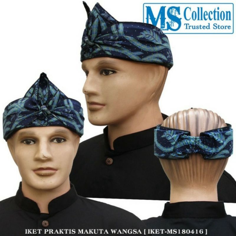 iket sunda praktis totopong sunda