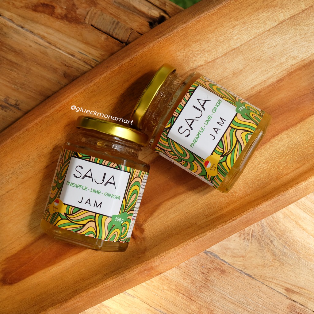 

Saja Jam Pineapple - Lime - Ginger Spread Jam / Selai 150 gr