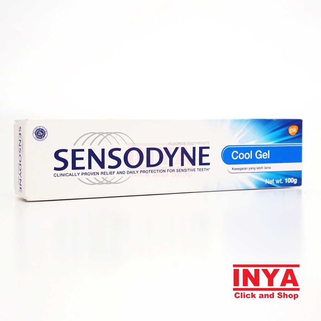 SENSODYNE COOL GEL FLUORIDE TOOTHPASTE 100gr - Pasta Gigi - Odol