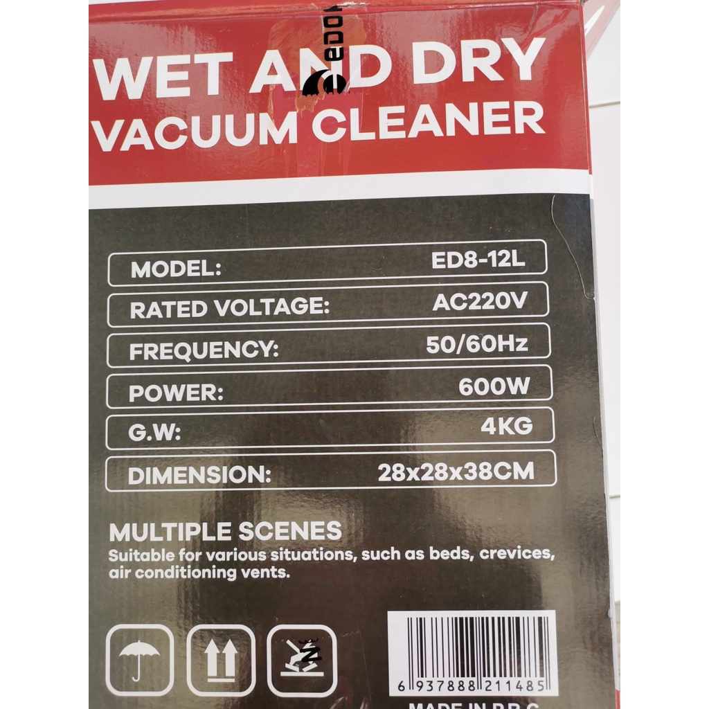 BIGE SALE !! MESIN SEDOT DEBUT VACUUM CLEANER EDON ED 8-12L 600W