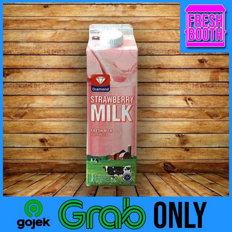 

Fresh Milk diamond Strawberry / Susu segar Stroberi (946 ml)