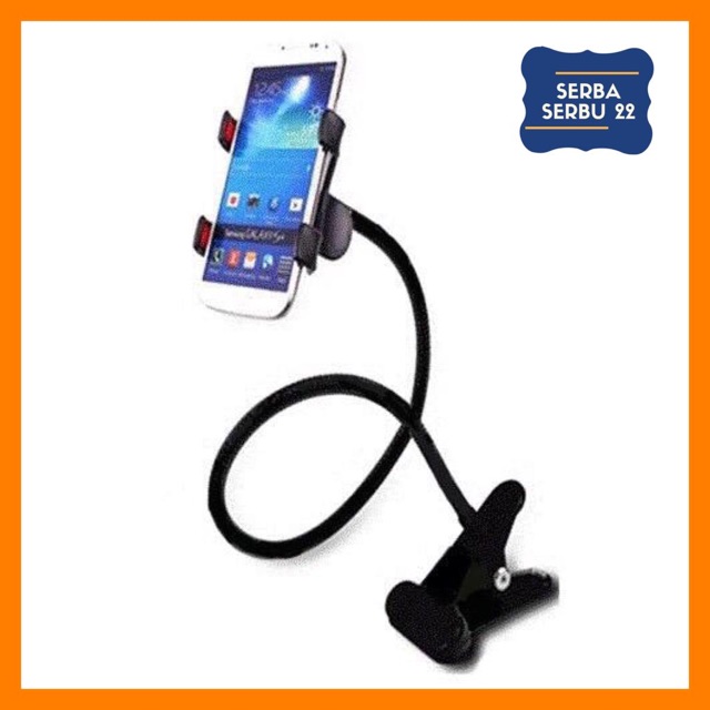 Lazypod Jepit Flexible Holder HP Standing Jepitan Narsis Fleksibel For Smartphone