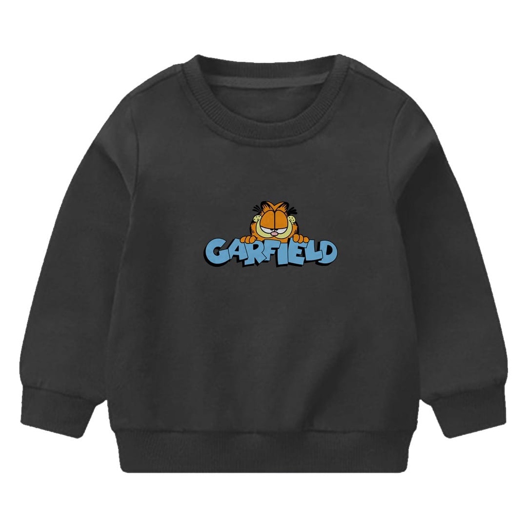 SWEATER ANAK GARFIELD//SWEATER ANAK FLEECE UNISEX TEBAL TEERBARU'