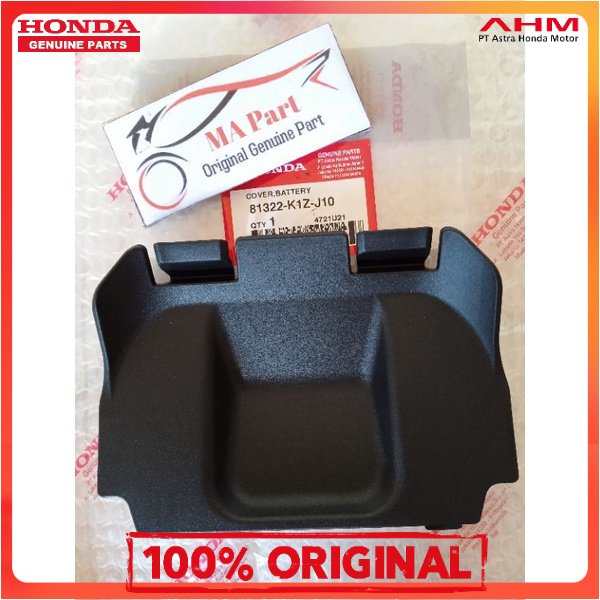 *Ori Ahm  COVER TUTUP BOK AKI BOX ACCU BAGASI PCX 160 PCX160 81322-K1Z-J10 81322K1ZJ10 Terjamin asli