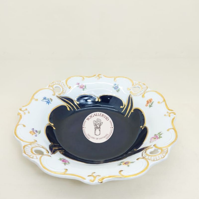 Weimar Porcelain/piring kue keramik/piring saji keramik/wadah makan keramik cantik