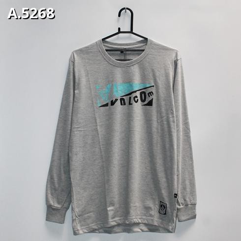 Kaos Volcom - Lengan Panjang A-5268 Kaos Keren | Tshirt | Distro | Baju Murah