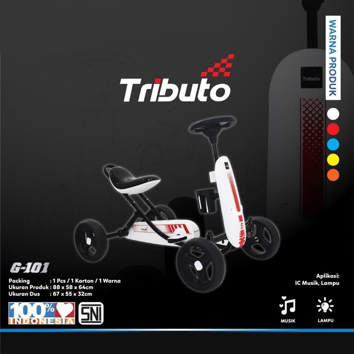 Mainan Anak Gokart Tributo G-101 PMB