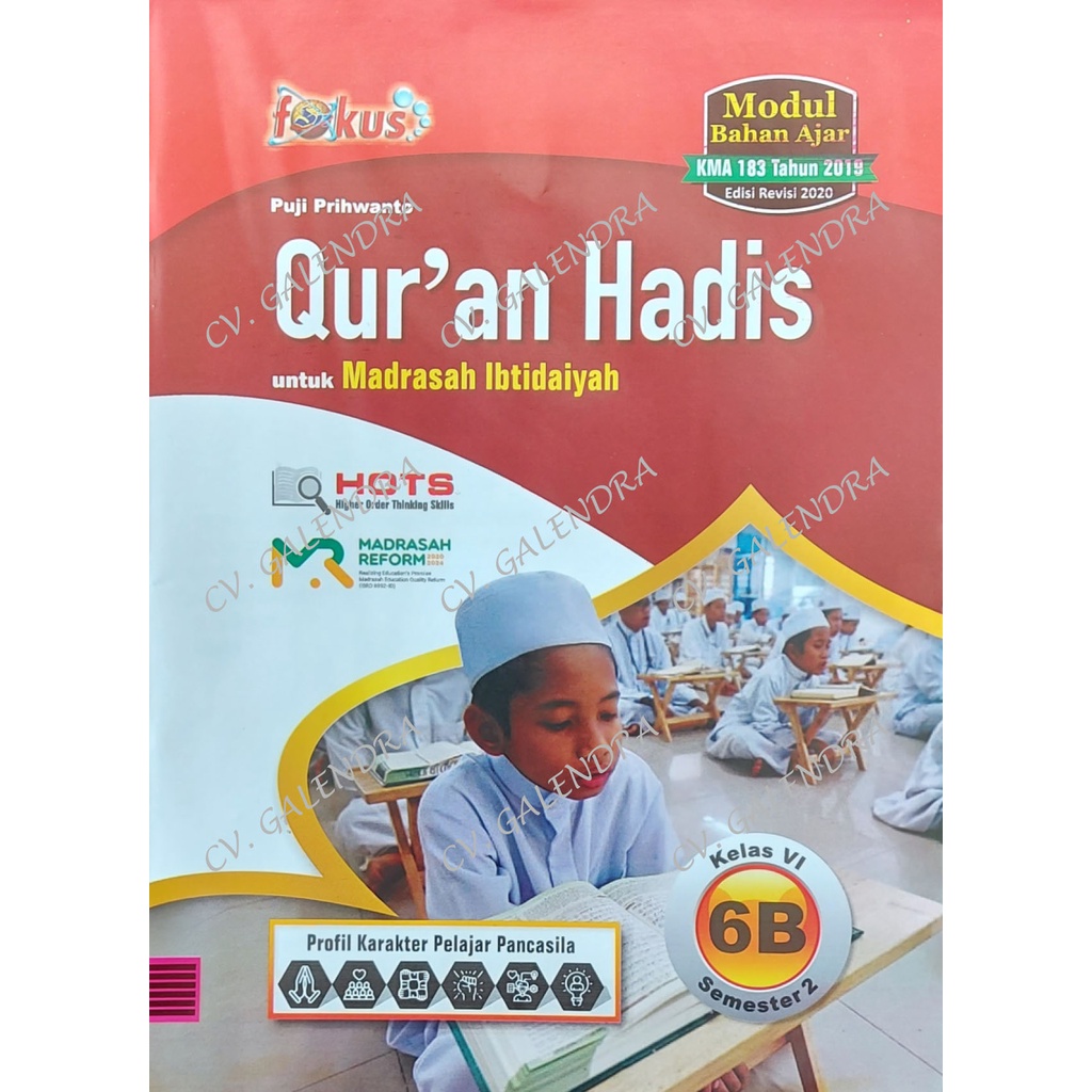 Lks Fokus Qur’an Hadis SD/MI Kelas 6 Semester 2