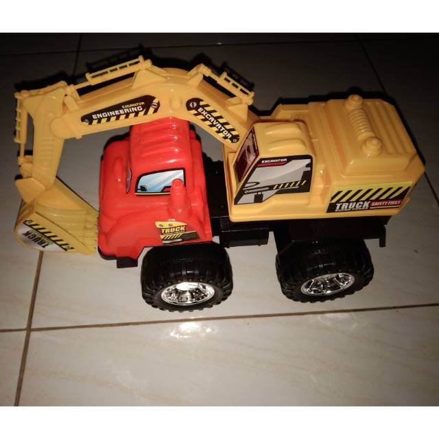 MC 224 Jual mainan anak lucu excavator garuk kualitas bagus