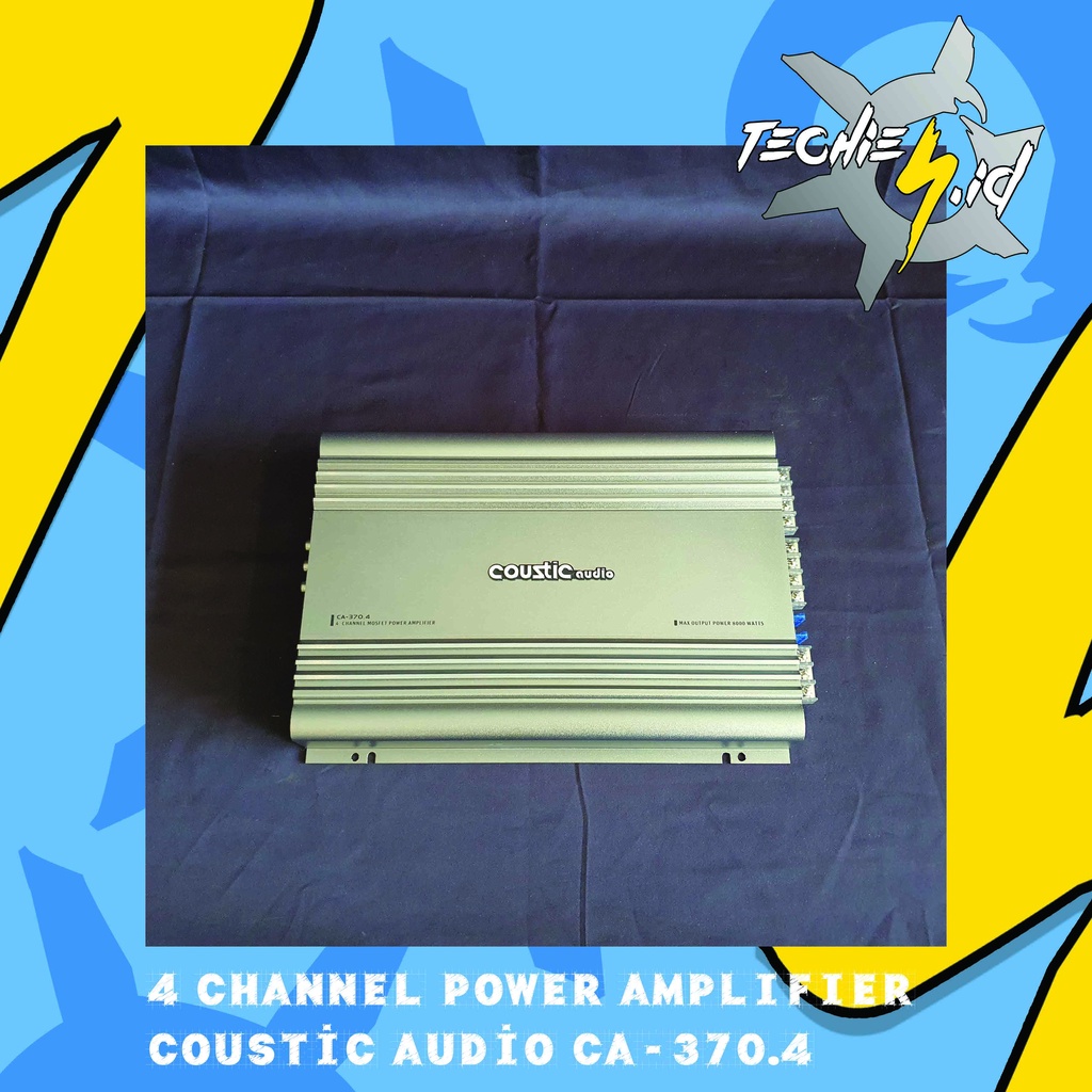 4 Channel Power Amplifier Coustic Audio CA-370.4