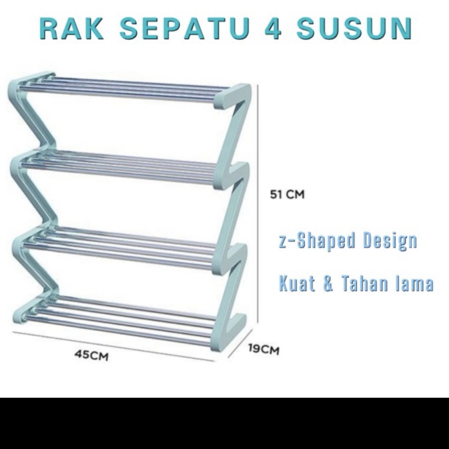 Rak Sepatu 4 Susun - Samono BFS703