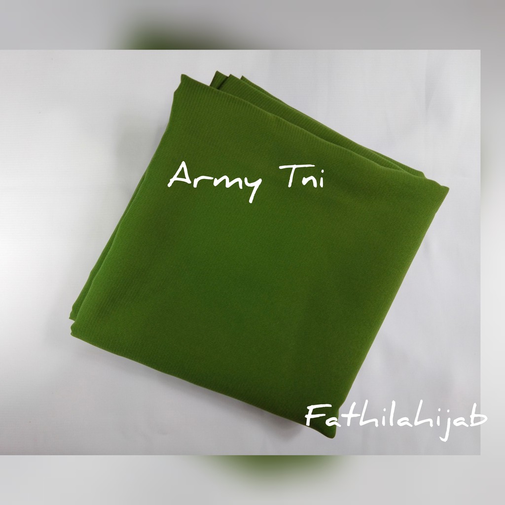 SEGI EMPAT BAHAN WOLFIS GRADE A 58 PREMIUM  IMPORT SYARI / JILBAB SYARI PESTA / JILBAB SERAGAM-ARMY TNi