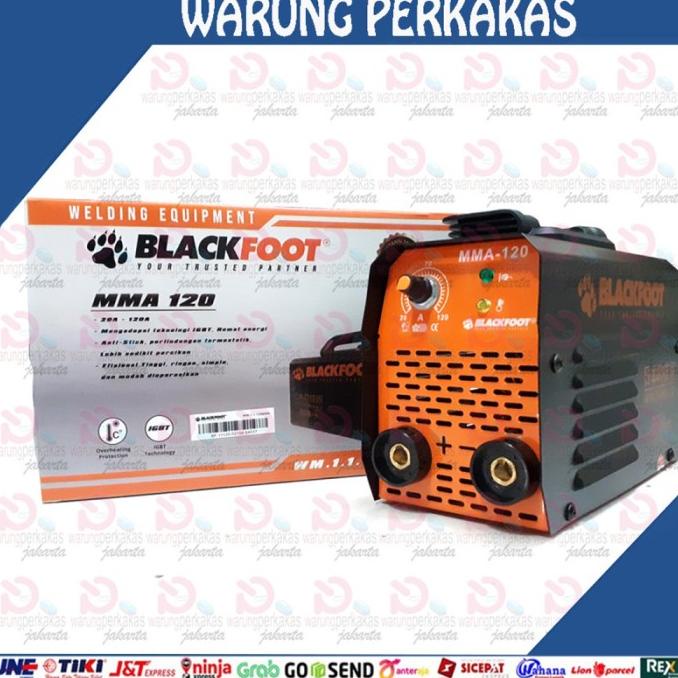 %%%%] Blackfoot Travo Las MMA 120A - Mesin Las IGBT Teknologi 350Watt