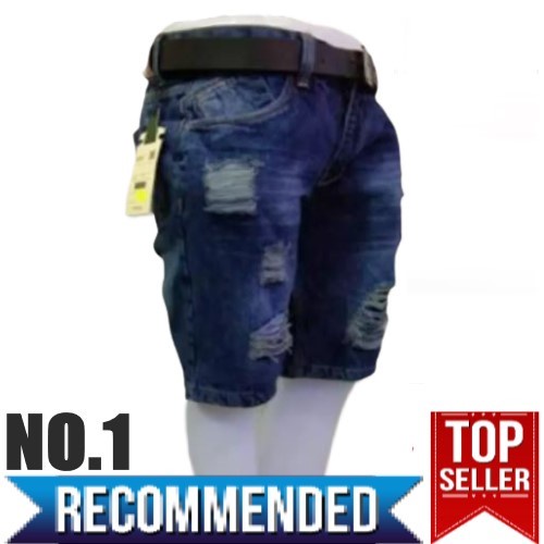 Celana Pendek Jeans Pria Keren Distro Model Sobek Robek / Celana Jeans Sobek Pria / Celana Jeans Pen