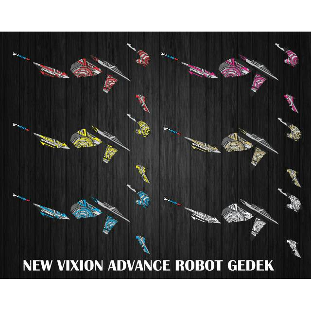STIKER STRIPING DECAL NEW VIXION ADVANCE (NVA) ROBOT GEDEK