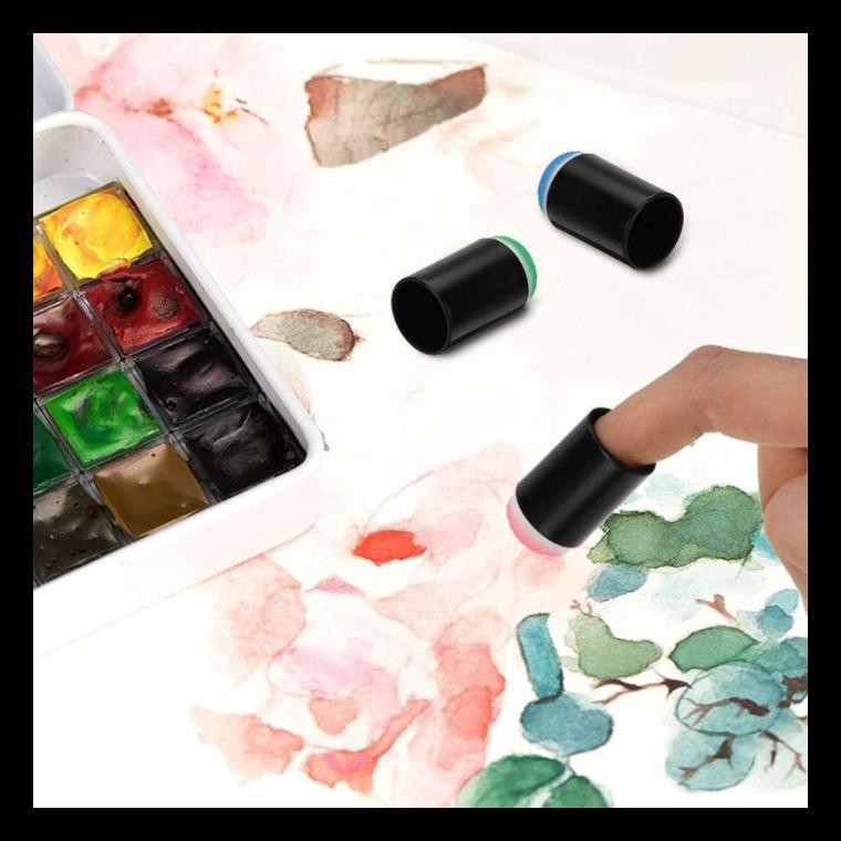 

Skuy Gaskuen Joy 40Pcs Spons Jari Untuk Melukis / Kerajinan Tangan