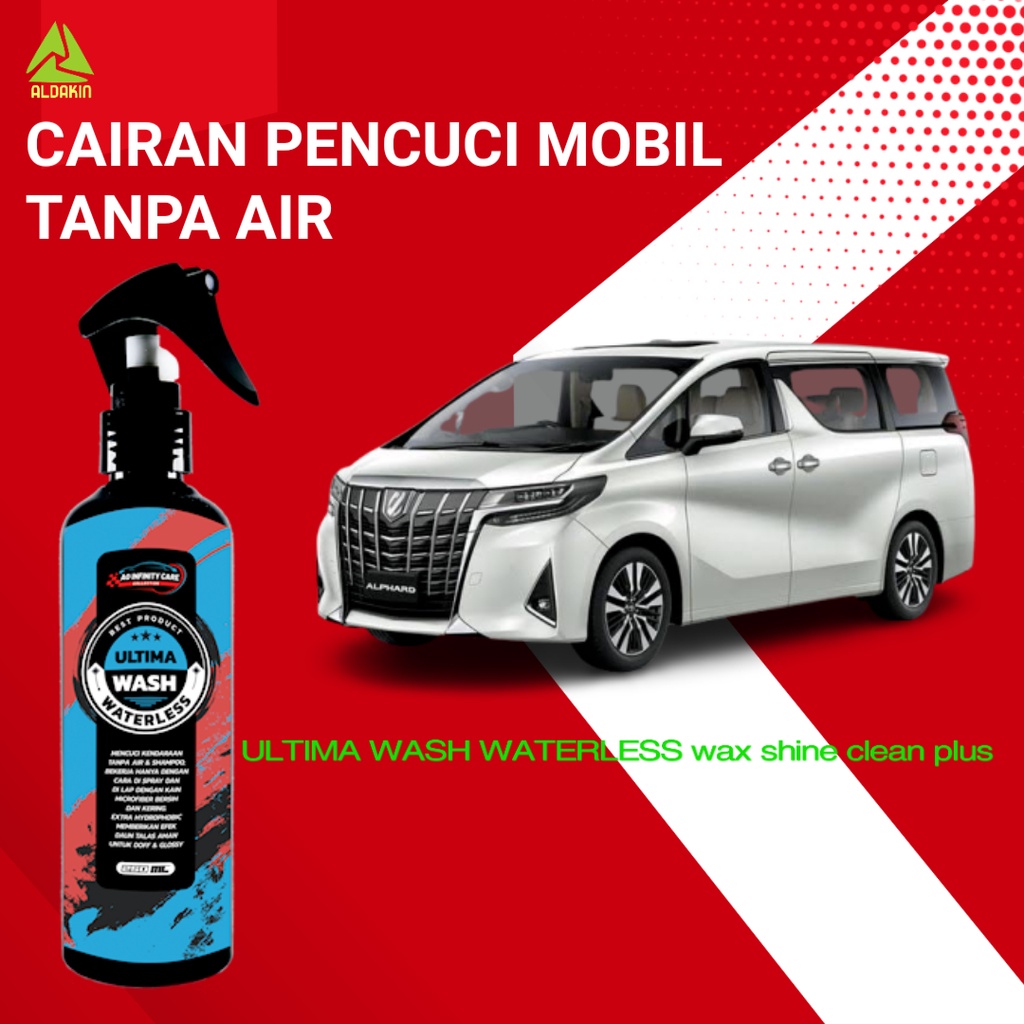 Cairan pencuci mobil tanpa air