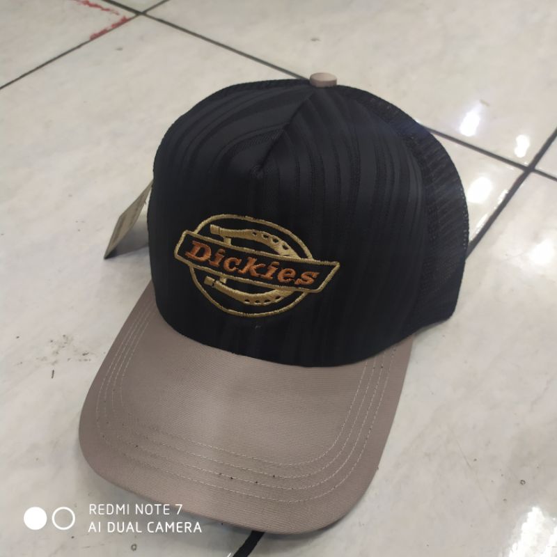 topi jaring logo Dickies
