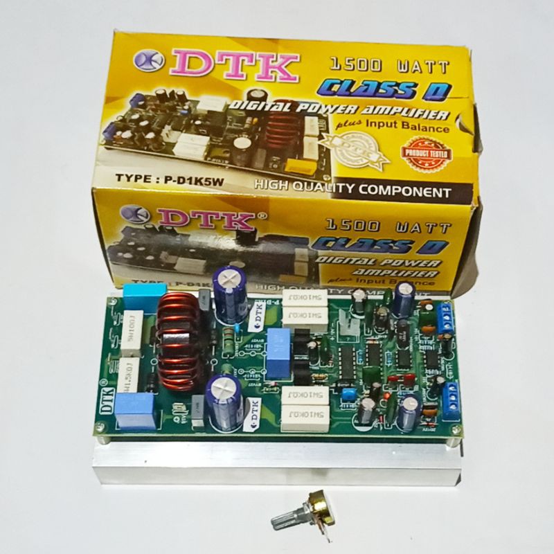 Digital Power Amplifier DTK 1500W Class D P-D1K5W Plus Input Balance