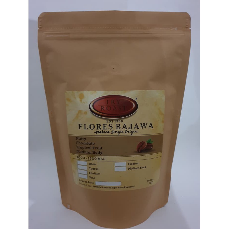 

KOPI ARABIKA FLORES BAJAWA 1 KG (BIJI/BUBUK) - kkp2255