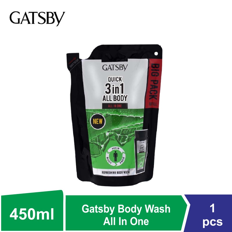 Gatsby Refreshing Body Wash 450ml - Sabun Mandi Cair