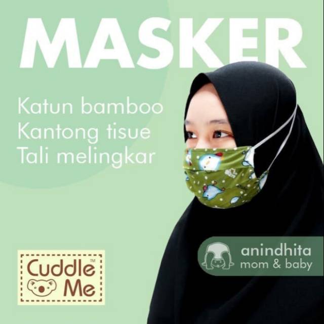 CUDDLEME 4in1 Family Mask Cuddle Me Masker Anak dan Dewasa