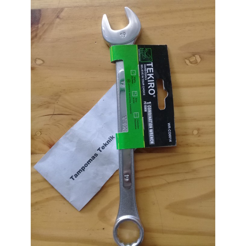 Kunci Ring Pas Tekiro 19 mm Kunci Kombinasi Tekiro Ori