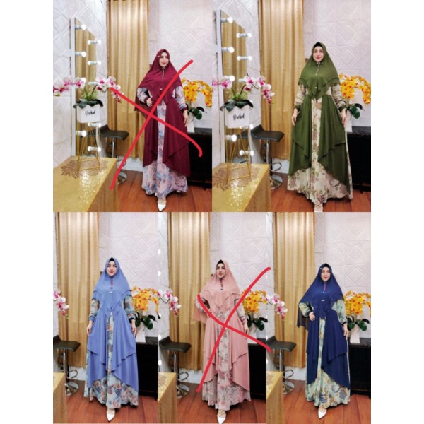 Gamis Syari Andin series ORI Syafeera
