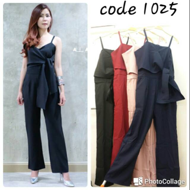CUCI GUDANG JUMPSUIT PANJANG | jumpsuit panjang / jumpsuit pita | jumpsuit import