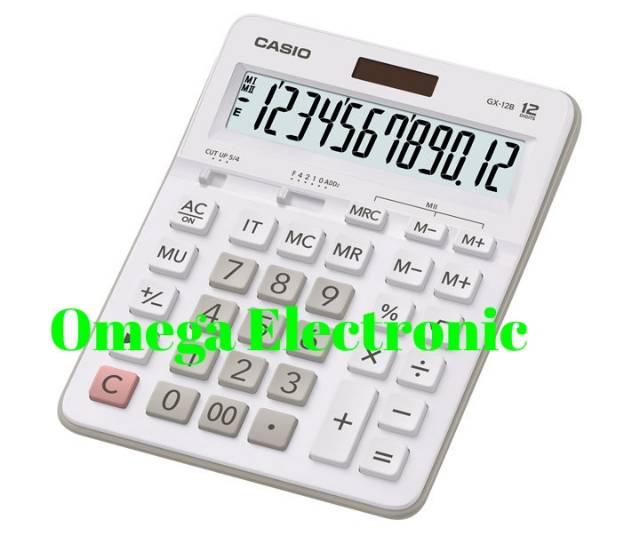 Casio GX 12B - Calculator Desktop Kalkulator Meja Kantor Office GX-12B