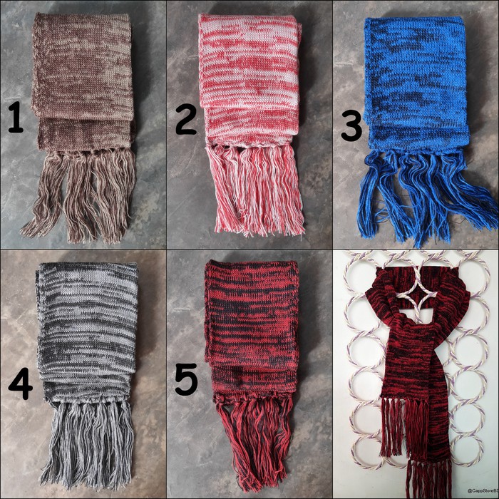 Promo Syal rajut handmade dewasa scarf shawl SYAL-RAJUT GRADY Terlaris