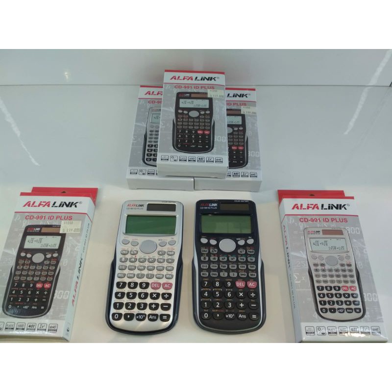 

Kalkulator Scientific Alfalink CD 991 ID Plus ORIGINAL Bukan Barang KW Tiruan
