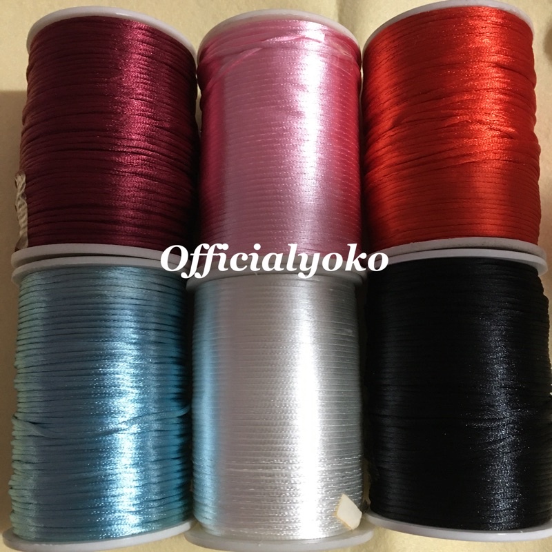 Tali Satin / Tali China / Tali Cina 2mm per meter (tidak elastis)