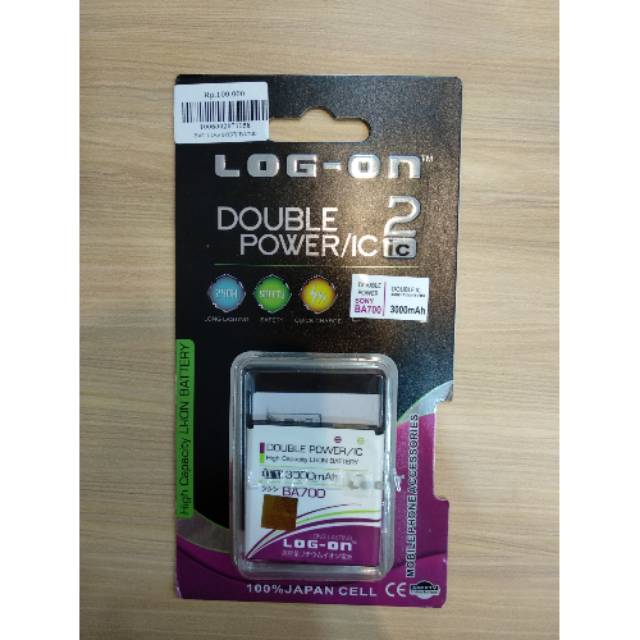 BATERAI LOG ON SONY BA700